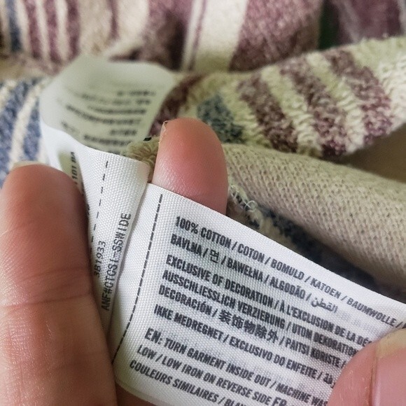 Hollister Women's beach surf surfer striped pullover jacket size small - Picture 4 of 10